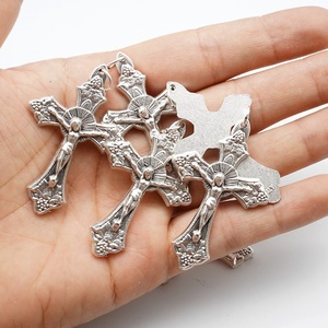 Icamino - Colgante de Rosario con Crucifijo de Aleación Importado de Italia, Joyería Religiosa de Alto Brillo para la Oración Católica - Product Image 6
