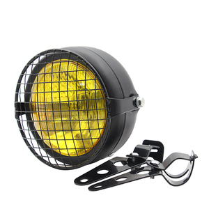 Phare de moto vintage pour <span class=keywords><strong>Cafe</strong></span> <span class=keywords><strong>Racer</strong></span> Universal Side Mount Moto Classic 5.75 - Product Image 5