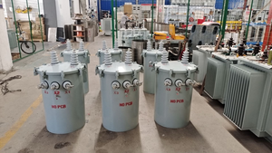 Transformador Monofásico Sumergido en Aceite en Stock 10kVA-160kVA para Distribución de Energía Residencial en Redes Rurales OEM - Product Image 6