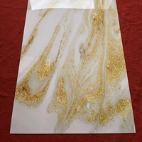 Plaque de marbre PVC haute brillance avec revêtement UV 1220*2440*3mm, haute qualité