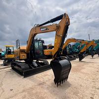Harga rendah SANY SY75C Pro Cina merek terkenal digunakan Mini Crawler Excavator 7.5Ton bekas kecil penggali Bagger pengiriman Global