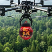 Munitions anti-incendie lancées par drone pour les incendies forestiers, les incendies de montagne et les incendies de prairies, pour les interventions d'urgence en cas d'incendie initial.