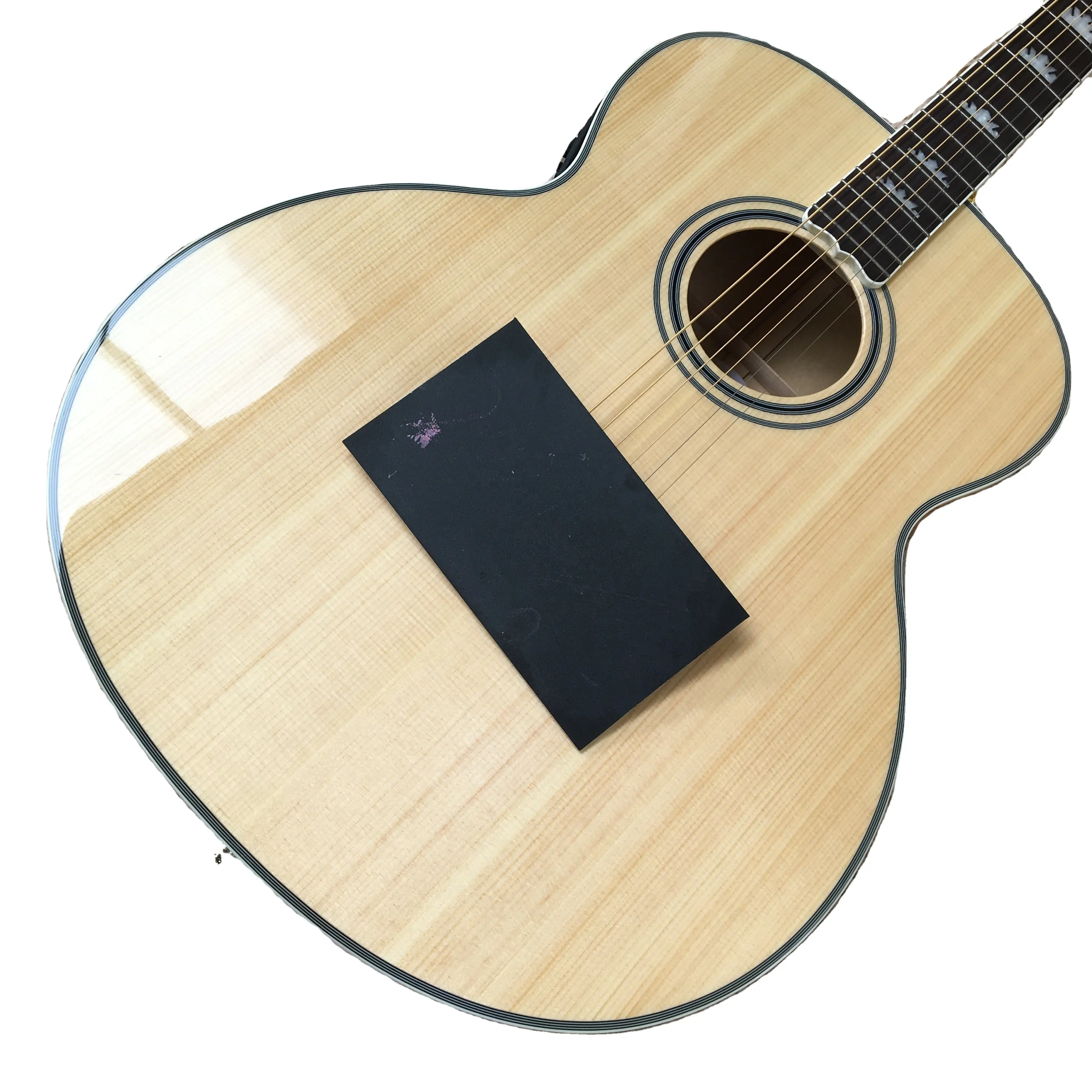 Vendita calda chitarra fabbrica 41 pollici tutto solido abete rosso/legno di palissandro chitarra acustica elettrica Ak-700d di vendita diretta della fabbrica