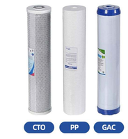 Commerciële Big Blue 20 X 4.5 Waterfilter Cartridge Hoge Capaciteit Volledige Huis Sediment Koolstofblok Vervanging Hotel Restaurant
