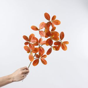 Bouquet de feuilles artificielles Schefflera Dream Castle 30cm-100cm en PVC, plante décorative d'intérieur et d'extérieur, verdure - Product Image 5