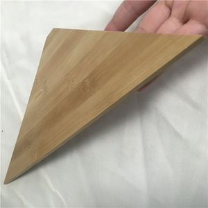 Varnished tre tự nhiên Hội Đồng Quản trị trống chưa hoàn thành dấu hiệu Gỗ mảng tre tam giác cutouts cho hàng thủ công dự án hoặc góc kệ - Product Image 4