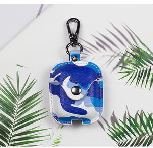 Funda de Cuero Impermeable para Apple para <span class=keywords><strong>Airpods</strong></span> 1/<span class=keywords><strong>2</strong></span>/3 <span class=keywords><strong>Pro</strong></span> <span class=keywords><strong>2</strong></span> Auriculares Inalámbricos Estuche para Teléfono con Bolsa para Auriculares Gancho <span class=keywords><strong>Protector</strong></span> - Product Image 3