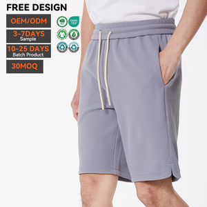 Proveedor de Shorts para Hombre de Alta Calidad, Premium, de Color Sólido, en Felpa Francesa de Algodón, Estilo Urbano Holgado, con Logotipo Personalizado OEM - Product Image 3