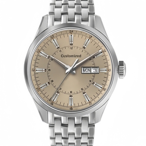 Montre mécanique automatique de plongée de luxe de haute qualité en acier inoxydable ultra fin avec date et jour Nh36A 40MM Montre Logo personnalisé - Product Image 6