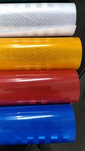 Phim phản quang dạng lăng kính vi mô, cấp độ biển số xe, chất liệu phản quang cấp độ kim cương cho biển báo đường bộ - Product Image 4