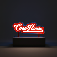 Enseigne en lettres encastrées Facelit, matériau ABS, installation facile, personnalisable, éclairage LED 3D, moderne, pour bureau, commerce de détail, haute qualité