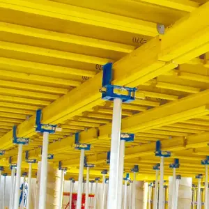 热销柔性H20木梁混凝土模板，用于建筑楼板楼板模板，带钢托，适用于任何高度的楼板