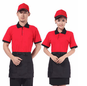 HH HOFNEN High Quality Polo Shirt Fast Food Restaurant Uniform - Product Image 4