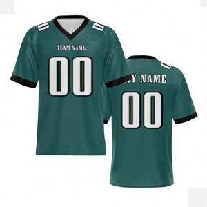 Maglia da Football americano cucita da uomo uniforme della squadra #58 lambis 2 VICK 75 GREENE 92 camicia HARRSON all'ingrosso - Product Image 1