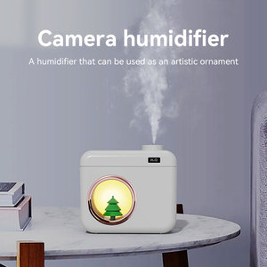 Nuevo diseño 400ml Usb ultrasónico Cool Mist escritorio hogar pequeña luz nocturna Cámara creativa modelado humidificador de aire - Product Image 2