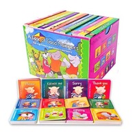 Guía de Bolsillo de Buenas Maneras, Juego de 12 Libros, Tapa Dura, Papel Kraft, Modelo TY-308