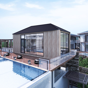 Casa Móvil de Dos Pisos, Villa Prefabricada de Acero Ligero, Diseño de Vivienda Confortable para Familias Numerosas, Negocio de Alquiler de Resorts - Product Image 3