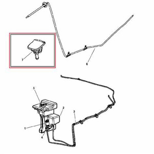 Buse de pulvérisation de pare-brise 55156728AB, sortie de 2.8mm pour Jeep Wrangler 02-12, buse de lavage de voiture - Product Image 2