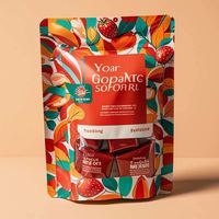 Sac d'emballage en plastique d'arachide à fermeture à glissière refermable étanche personnalisé pour collation bonbons noix collation sac d'arachide