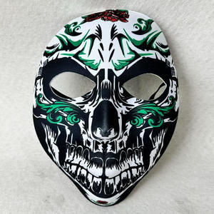 Máscara del Día de Muertos Máscara de Calavera para Halloween Máscara para Fiesta de Disfraces Suministro de Disfraz para Fiesta Mexicana - Product Image 2