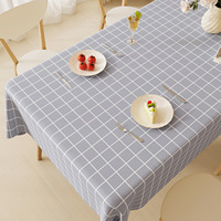 Housse de table imperméable et résistante à l'huile pour l'extérieur, nappe résistante aux taches et au vent, nappe robuste facile à nettoyer
