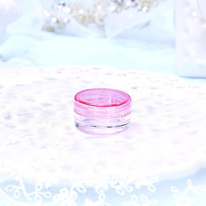 Clear Plastic Cosmetic Jars With Screw Top Lid 30mm Cylinder PET Container For Cream Lip Balm Sample Storage - Product Image 4