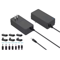 Adaptor Ac Dc tampilan LED 9V 12V 6A, pengisi daya pompa 32V 36V 2A, catu daya kamera CCTV 15V 18V 4A