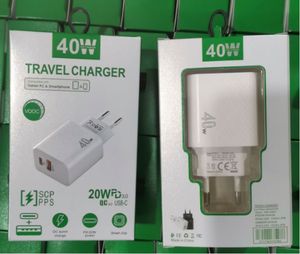 Universal 40W PD Fast Charger <b>Plug</b> USB QC4.0 Adaptor Mobile Phone Travel 20W Wall Charger <b>Adapter</b> for IPhone/Huawei/For Samsung - Product Image 6