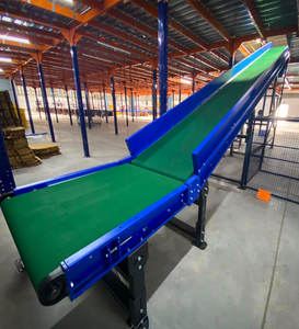 Aflopende transportband PVC-band hellende transportband voor bulkmateriaalverwerking in magazijn en mijnbouw - Product Image 6