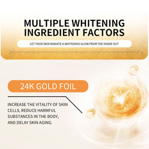 Logo personnalisé, crème hydratante anti-âge blanchissante à l'or 24 carats, essence pour le visage pour tous types de peaux - Product Image 5