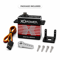 Servomoteur numérique sans balais XQ-BLS8125D 25kg 0.07s rapide, étanche, engrenages en acier inoxydable, boîtier en aluminium CNC, 8.4V, vente en gros pour UAV