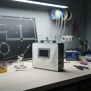 300W/600W 12kg Portable QCW Laser <b>Spot</b> Welding Machine 2-in-1Welding Cutting Fashionable Briefcase for <b>LED</b> Light Board - Product Image 1
