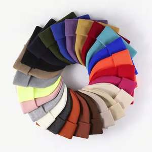 Bonnet unisexe 2025 – Personnalisable avec logo – Hiver – Broderie – Tricoté – Couleur unie – Chaud – Acrylique – Bonnet vierge - Product Image 6