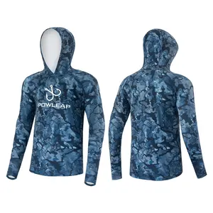 Wholesale Price OEM ODM Sun Protection Fishing Hoodie Lightweight Breathable Long Sleeve Fishing Shirt Supplier