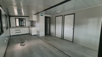 Fabricant Direct – Nouvelle Villa Capsule Préfabriquée en Acier Pliant avec Isolation Thermique, 4 Chambres, Bureau et Salon