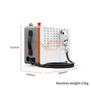 handheld portable backpack laser cleaner rust oxide painting coating laser rust remover 100 w for stone metal