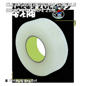 Ruban adhésif transparent pour hockey sur glace, adhésif acrylique sensible à la pression, PVC imperméable, pour scellage de cartons, double face, sans impression, 25m - Product Image 2