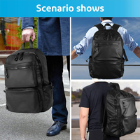 Tas Ransel Laptop Kapasitas Besar Anti Air, Tas Ransel Perjalanan Multi-Kantong, Tas Sekolah Kuliah, Logo Dapat Disesuaikan