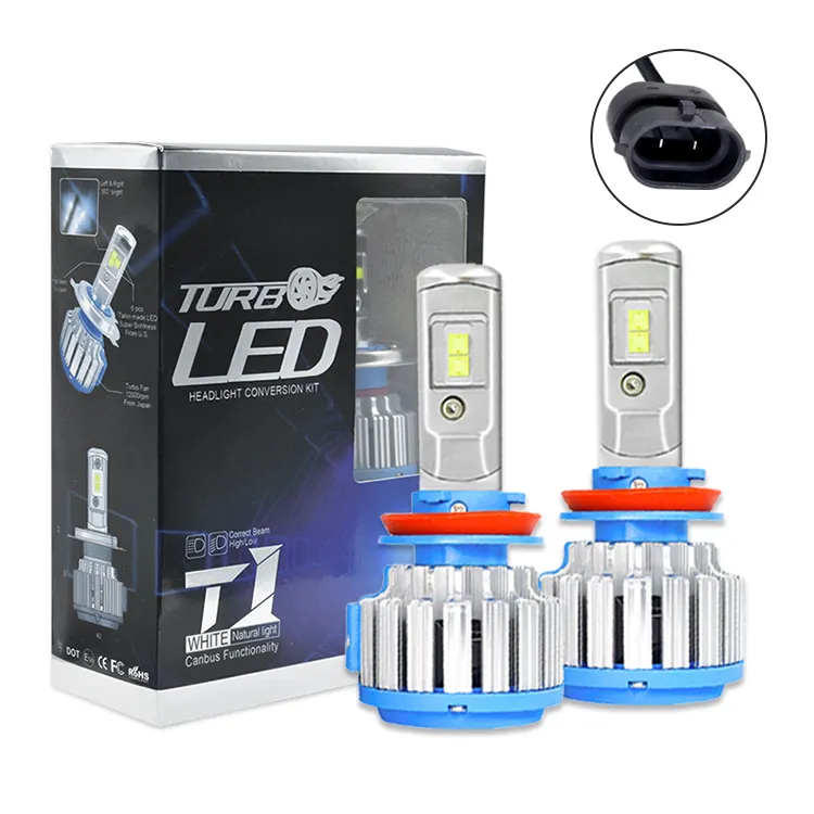 Cheap Made in China t1 led headlight Auto lighting system h11 led headlight bulbs