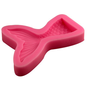 Moule en silicone sirène rose pour pâtisserie, outils de cuisson sur le thème marin - Product Image 2