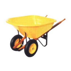 WH5400 Mango de madera Fabrica Carretilla de jardín industrial Carretillas de servicio pesado Carretilla de ruedas de construcción - Product Image 6