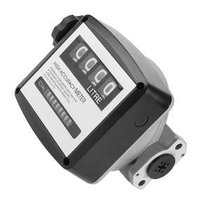 120lpm Aluminiumlegering 1Inch 4-Digitale Mechanische Brandstof Overdracht Olie Benzine Diesel Debiet Meter - Product Image 1