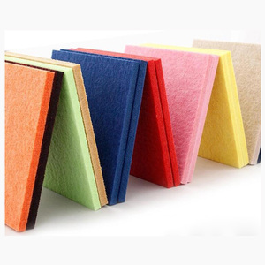 9mm ECO-friendly polyester fiber acoustic soundproof panel sound absorbing wall panels
