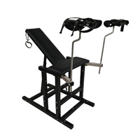 Bondage esclave formation sexe chaise BDSM Bondage meubles tabouret multi-fonction retenue chaise amusante avec pistolet Machine