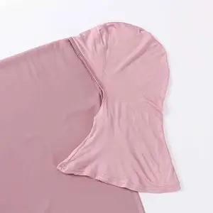 New Hijab Design 2023 Premium Chiffon Muslim Neck Cover Instant Hijab For Ramadan Ready To Wear Hijab With Underscarf