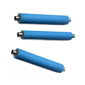 Ролики из полиуретана с резиновым покрытием OEM силиконовые ролики с подшипниками твердости 50-90A ролик для текстильного оборудования - Product Image 2