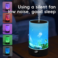 Humidificateur LED intelligent avec minuterie, nouveau diffuseur d'aromathérapie pour hôtel, atomiseur d'huiles essentielles pour le travail, l'étude et la relaxation