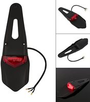 Luz Trasera LED Compacta 4 en 1 KS22-010-INT-S, Luz Trasera/Freno/Intermitente/Placa, 12V, para Motocicleta, Scooter, ATV
