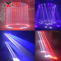Meistverkaufte Pioneer DJ Disco Bühnenbeleuchtung DMX512 10W 4 Stück RGBW 4in1 LED Sharpy Beam Bar Moving Head Lights IP33 8 Strahlwinkel