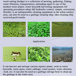 Barco Automático para Limpieza de Ríos Pequeños, Cosechadora de Maleza Fluvial a Precio Económico - Product Image 5